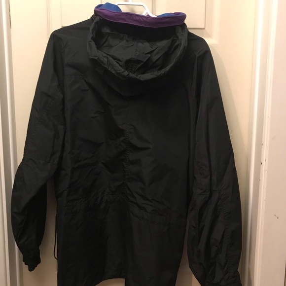 Columbia men’s medium vintage 1/2 zip pull over jacket with hood - Picture 6 of 10